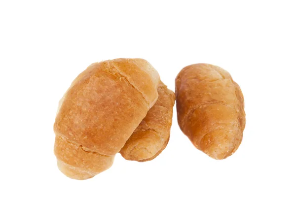 Französische Croissants isoliert — Stockfoto