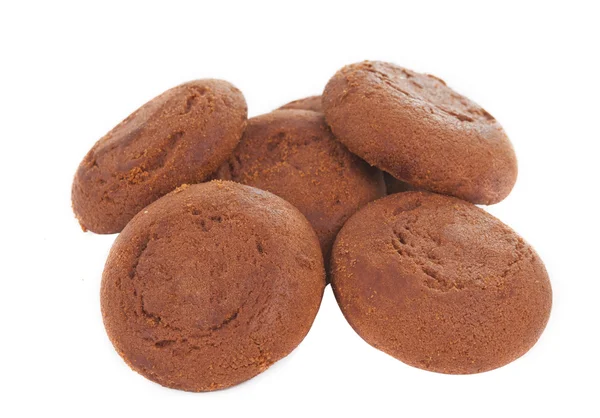 Chocolate cookie with filling isolated — Stock Photo, Image