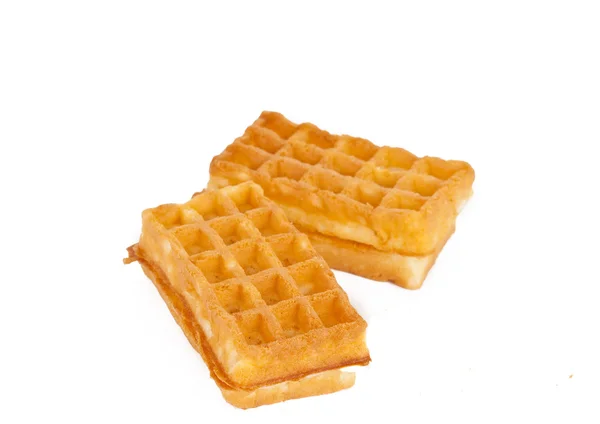 Soft waffle isolated — Stock Photo, Image