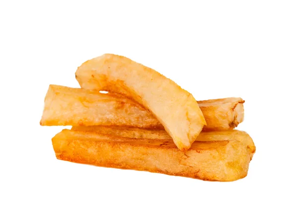 Fried potato chips isolated — Stock Photo, Image
