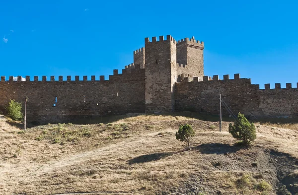 Genoese fortress in Sudac. — Stock Photo, Image