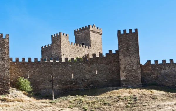 Genoese fortress in Sudac — Stock Photo, Image