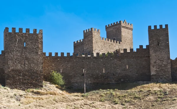 Genoese fortress in Sudac — Stock Photo, Image