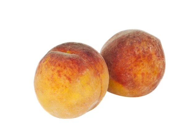 Mogna persikor isolerade — Stockfoto