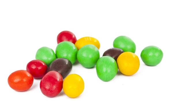 Conjunto de dragees dulces de diferente color —  Fotos de Stock
