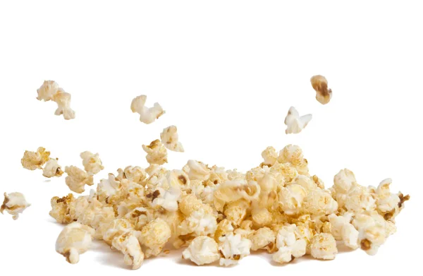 Süßes Popcorn isoliert — Stockfoto