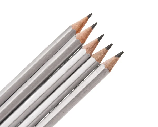 分離された灰色の単純な鉛筆 — ストック写真