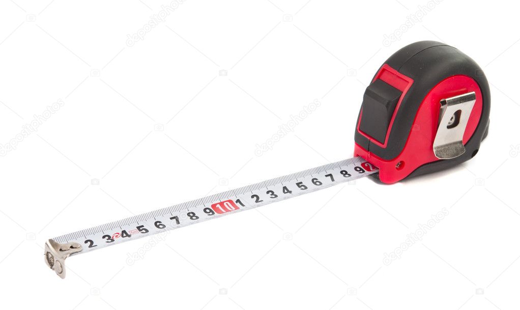 Tape measure isolated