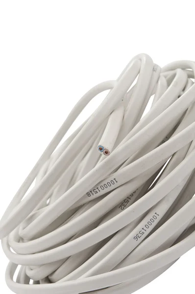 Elektrische kabel, geïsoleerd — Stockfoto