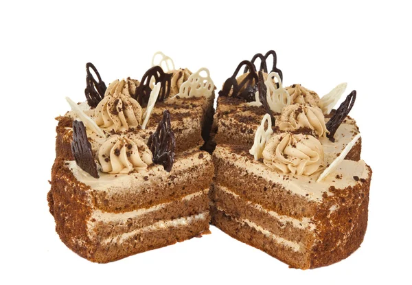 Torta isolata — Foto Stock