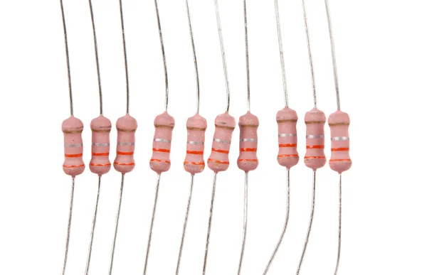 Componentes electrónicos, resistor — Fotografia de Stock
