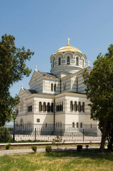 세인트 Vladimir의 대성당입니다. 크리미아의 세바스토폴 근처 Chersonesus — 스톡 사진