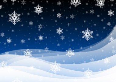 Snowfall clipart