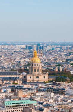 Les Invalides - Paris havadan görünümü.