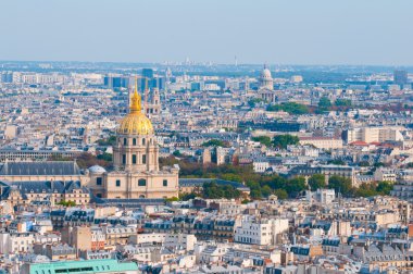 Les Invalides - Paris havadan görünümü.