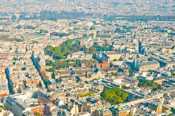 Vista aerea di Parigi dalla torre di Montparnasse — Foto Stock