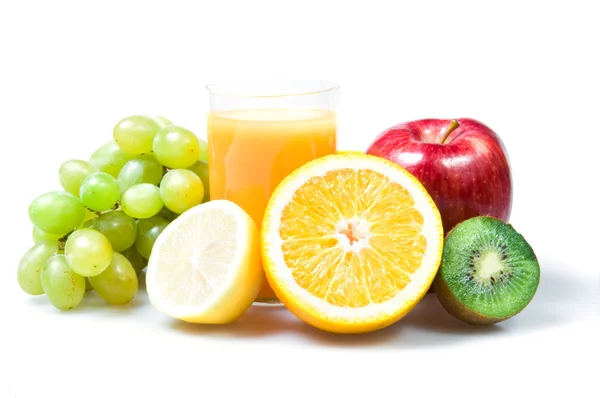 Copo de smoothie saudável exótico com fruto . — Fotografia de Stock