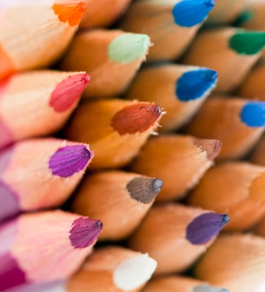 Lápices de colores. Macro —  Fotos de Stock