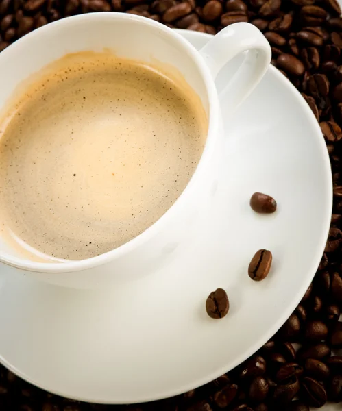 Kopje koffie cappuccino — Stockfoto