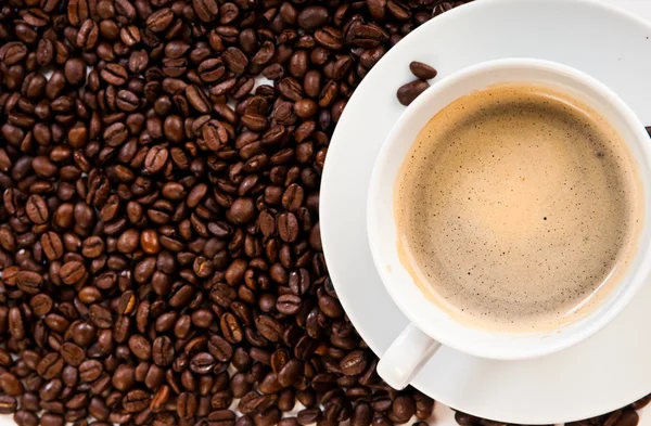 Kopje koffie cappuccino — Stockfoto