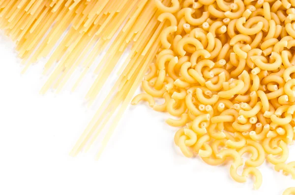 Different kinds of italian pasta. — Stock Photo, Image