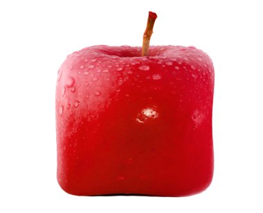 Square apple clipart