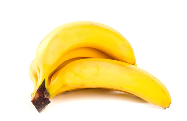 Куча изолированных бананов — стоковое фото