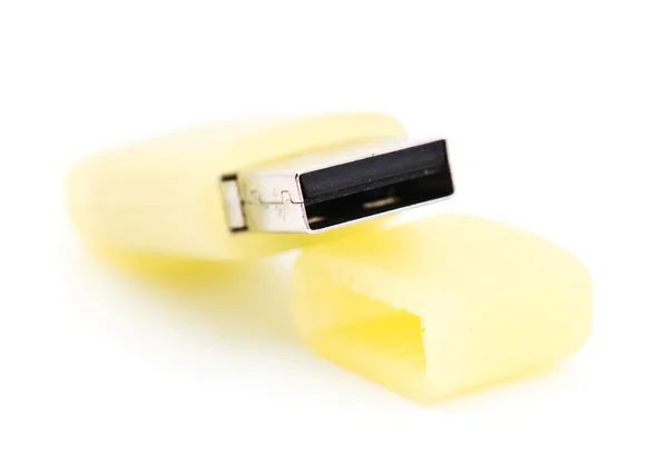 USB Flash Drive на белом — стоковое фото