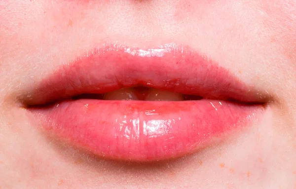 Close-up ústa — Stock fotografie