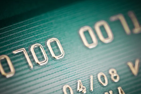 Кредитна картка фінансового фону — стокове фото