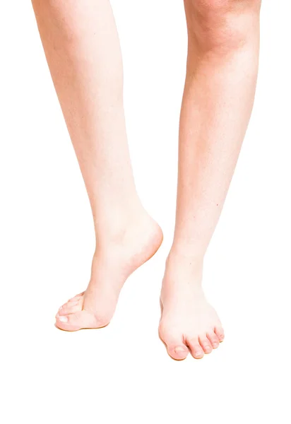Smooth female legs — Stock Photo, Image