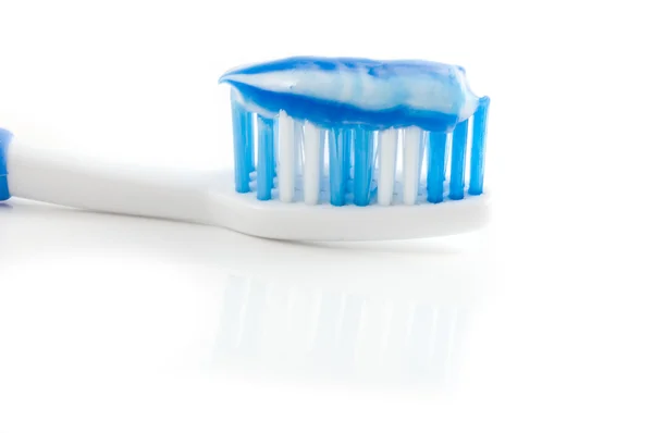 Cepillo y pasta dental . —  Fotos de Stock
