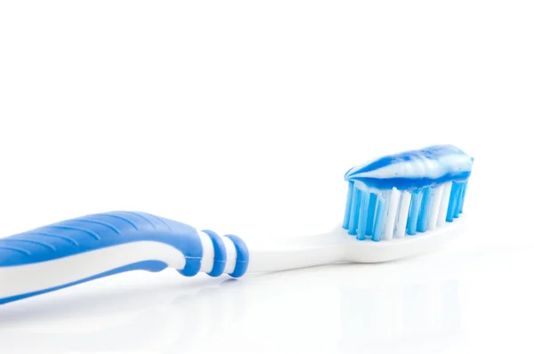 Dental brush and paste. — Stock Photo, Image