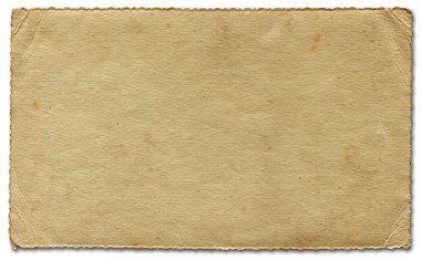 Vintage deckle-edged paper clipart