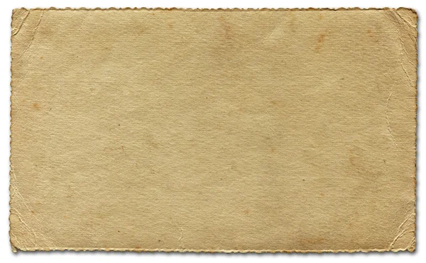 Vintage deckle-edged paper — Stock Photo, Image