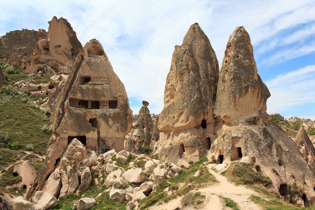 Unique geological formations, Cappadocia, Turkey