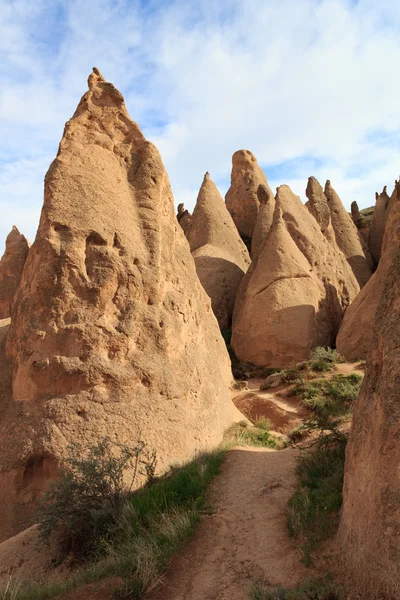 Formaciones geológicas únicas, Capadocia, Turquía — Foto de Stock