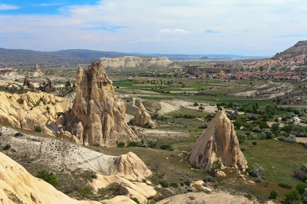 Formazioni geologiche uniche, Cappadocia, Turchia — Foto Stock