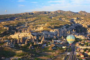 Kapadokya, Türkiye uçan balon