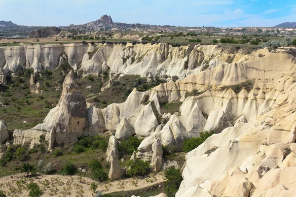 Benzersiz jeolojik oluşumlar, Kapadokya, Türkiye — Stok fotoğraf