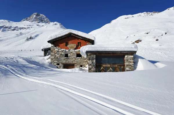 Estación de esquí de montaña — Foto de Stock