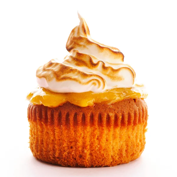 Cupcake with whipped cream — Stock Photo, Image