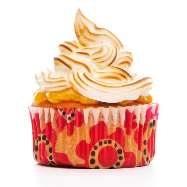 Cupcake mit Schlagsahne — Stockfoto