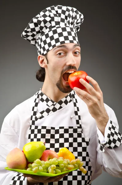Male cook in the apron — Stock Photo, Image