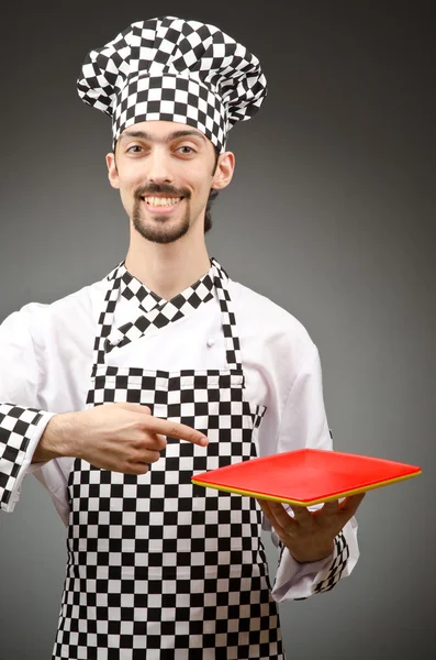 Cocinero masculino en el delantal —  Fotos de Stock