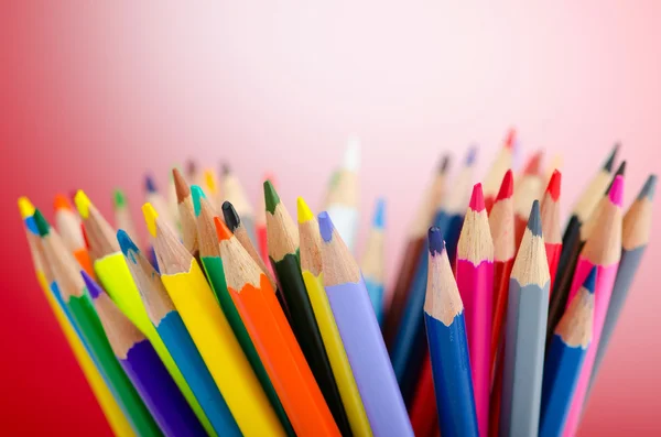 Színes ceruza-kreativitás-fogalom — Stock Fotó