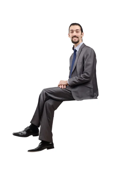 Podnikatel izolovaný na bílém pozadí — Stock fotografie