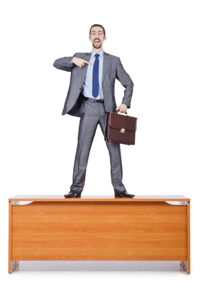 Young businessman isolated on the white — Stock Photo, Image