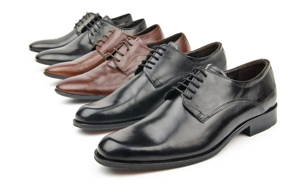 Mannelijke schoenen in mode concept Rechtenvrije Stockfoto's
