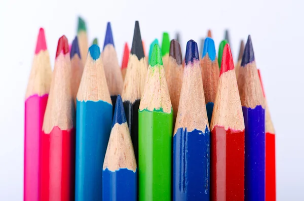 Colour pencils in creativity concept Stock Photo